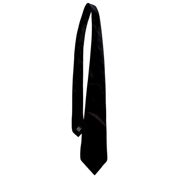Dockers Mens Black Stain-Resistant Tie Handmade In China 100% Polyester - Picture 1 of 4